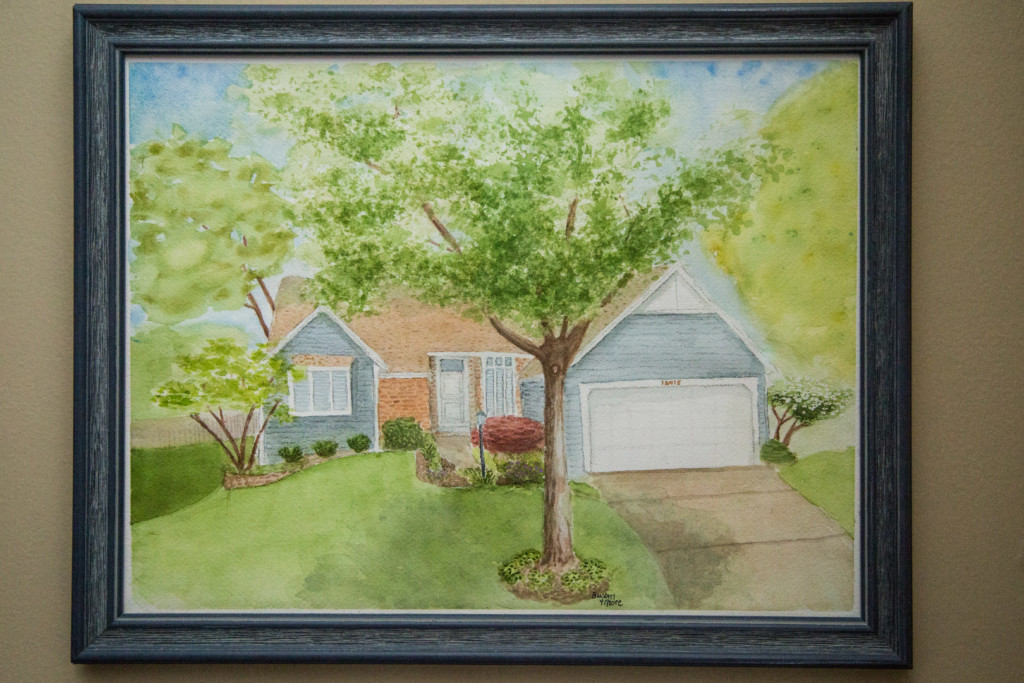 my parent's house portrait