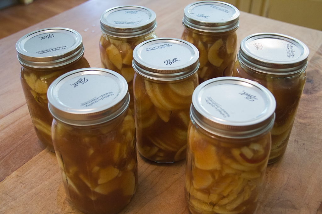 apple pie in a jar