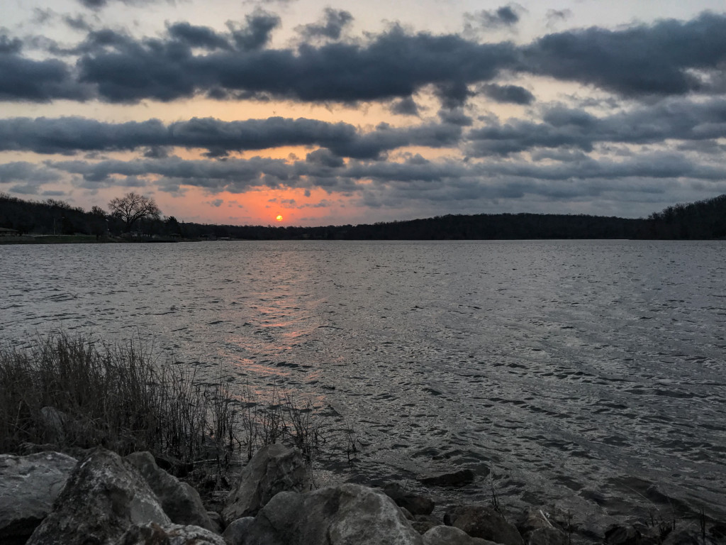 lake sunrise