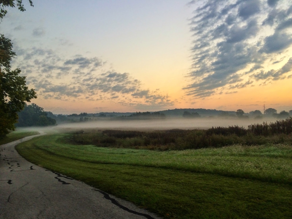 bike sunrise