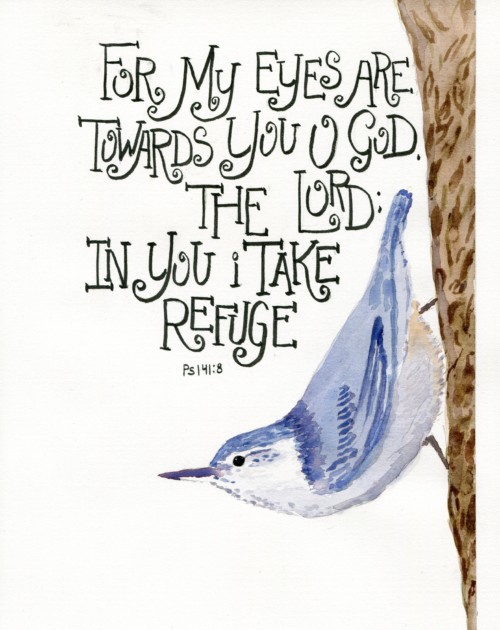 refuge print ps. 141:8